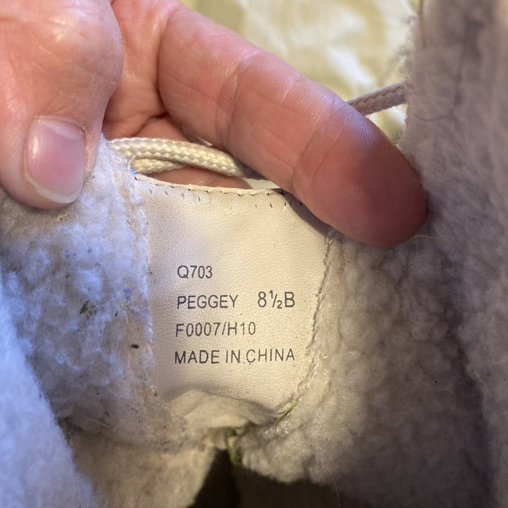 COACH POPPY Peggey Tartan Plaid Quilted Women's Shearling Winter Boots 8.5 B Q73 - Picture 7 of 8